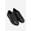 Kožené pánské tenisky lee cooper lcj-25-33-3965 čierne / LCJ-25-33-3965MB BLK (Veľkosť 40)