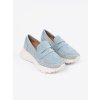 Modré dámske poltopánky na platforme Seastar kod CCC -1- T621P-BL (Veľkosť 37)