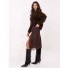 Dámsky sveter farba Tmavo-hnedá kód IT-SW-72806.75 (Farba Tmavo-hnedá, Veľkosť ONE SIZE)