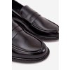 Pánské mokasíny z eco kože čierne darvell / Y9566 BLACK (Veľkosť 41)