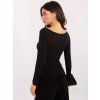 Dámska blúzka s dlhým rukávom čierna IT-BZ-21817.07P (Farba Čierna, Veľkosť ONE SIZE)