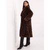 Dámsky kabát farba hnedá kód IF-PL-G230121.98P : na temu obdobie Jeseň / zima (Farba Hnedá, Veľkosť ONE SIZE)