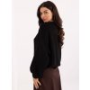 Dámsky sveter farba Čierna kód MI-SW-1610.18 (Farba Čierna, Veľkosť ONE SIZE)