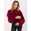 Dámske Košeľa farba Bordová kód MI-KS-92506.52 (Farba Bordová, Veľkosť ONE SIZE)
