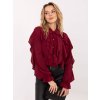 Dámske Košeľa farba Bordová kód MI-KS-92506.52 (Farba Bordová, Veľkosť ONE SIZE)