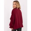 Dámske Košeľa farba Bordová kód MI-KS-92506.52 (Farba Bordová, Veľkosť ONE SIZE)