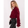 Dámske Košeľa farba Bordová kód MI-KS-92506.52 (Farba Bordová, Veľkosť ONE SIZE)