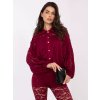Dámske Košeľa farba Bordová kód MI-KS-C239.78 (Farba Bordová, Veľkosť ONE SIZE)