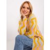 Dámsky sveter farba Žltá kód AT-SW-234701.34 (Farba Žltá, Veľkosť ONE SIZE)