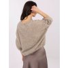 Dámsky sveter farba Béžová kód IT-SW-72802.77 (Farba Béžová, Veľkosť ONE SIZE)