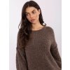Dámsky sveter farba Hnedá kód IT-SW-72806.75 (Farba Hnedá, Veľkosť ONE SIZE)