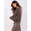 Dámsky sveter farba Hnedá kód IT-SW-72806.75 (Farba Hnedá, Veľkosť ONE SIZE)