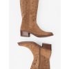 Hnedé dámske čižmy na hrubom podpätku Seastar kod CCC -1- KE255P-KH (Veľkosť 38)