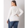 Dámska blúzka plus size tmavo-zelená RV-BZ-7157.87P (Farba Tmavá-khaki, Veľkosť ONE SIZE)