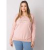 Dámska blúzka plus size tmavo-zelená RV-BZ-7157.87P (Farba Okrová, Veľkosť ONE SIZE)