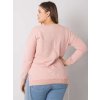 Dámska blúzka plus size tmavo-zelená RV-BZ-7157.87P (Farba Tmavá-khaki, Veľkosť ONE SIZE)