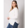 Dámska blúzka plus size tmavo-zelená RV-BZ-7157.87P (Farba Okrová, Veľkosť ONE SIZE)