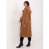 Dámsky kabát farba hnedá camel kód IT-PL-97150.26 : na temu obdobie Jeseň / zima (Farba Hnedá camel, Veľkosť ONE SIZE)