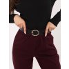 Dámske Nohavice farba Bordová kód IT-SP-FL9767.81 (Farba Bordová, Veľkosť M)