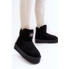 Vegan vodeodolné snežnice na platforme dfranklin dfsh371004 čierne / DFSH371004 BLACK (Veľkosť 37)
