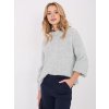 Dámsky sveter farba Sivá kód CH-SW-72610.62 (Farba Sivá, Veľkosť ONE SIZE)