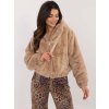 Dámska Bunda farba Béžová kód IF-KR-G230111.97P (Farba Béžová, Veľkosť ONE SIZE)
