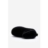 Módní semišové nízke snehule čierne nucca / W5828 BLACK (Veľkosť 38)
