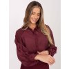 Dámske Košeľa farba Bordová kód IT-KS-28979.63 (Farba Bordová, Veľkosť ONE SIZE)