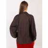 Dámske Košeľa farba Tmavo-hnedá kód IT-KS-28979.63 (Farba Tmavo-hnedá, Veľkosť ONE SIZE)