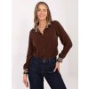 Dámske Košeľa farba Hnedá kód MI-KS-4225.35 (Farba Hnedá, Veľkosť ONE SIZE)