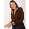 Dámske Košeľa farba Hnedá kód MI-KS-4225.35 (Farba Hnedá, Veľkosť ONE SIZE)