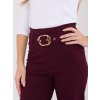 Dámske Nohavice farba Bordová kód IT-SP-FL7371.61 (Farba Bordová, Veľkosť S)