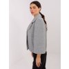 Dámska Bunda farba Sivá kód IT-KR-FL8159.24 (Farba Sivá, Veľkosť ONE SIZE)