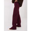 Dámske Nohavice farba Bordová kód IT-SP-FL9877.64 (Farba Bordová, Veľkosť L/XL)