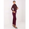 Dámske Nohavice farba Bordová kód IT-SP-FL7690.64 (Farba Bordová, Veľkosť ONE SIZE)