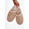 Dámské papuče s kožešinou LADY Vinceza 19958 béžové (Veľkosť 36)