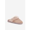Dámske papuče s kožušinou béžove carisse / WIS255223-0 BEIGE (Veľkosť 36.5)