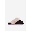 Dámske papuče s kožušinou čierne carisse / WIS255223-0 BLACK (Veľkosť 36.5)