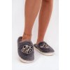 Kožušinové papuče se srdíčky šedé amandra / WPW255169-0 GREY (Veľkosť 36.5)