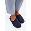 Ženské papuče s květinou Inblu CS000043 tmavě modré (Veľkosť 36)