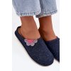 Ženské papuče s květinou Inblu CS000043 tmavě modré (Veľkosť 36)