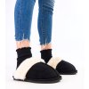 Dámske šľapky čierne kód BNB-15 - GM BNB-15 BLACK 38 - GM (Veľkosť 38)