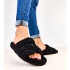 Dámske šľapky čierne kód BSD151 - GM BSD151-1 BLACK 38 - GM (Veľkosť 38)
