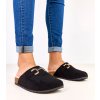 Dámske šľapky čierne kód GL2 - GM GL2-1 BLACK 38 - GM (Veľkosť 38)