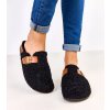 Dámske šľapky čierne kód GL3 - GM GL3-1 BLACK 38 - GM (Veľkosť 38)