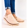 Dámske šľapky hnedé kód BSD150 - GM BSD150-3 Béžové 38 - GM (Veľkosť 38)