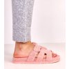 Dámske šľapky ružové kód WS08 - GM WS08 PINK 38 - GM (Veľkosť 38)