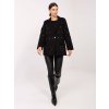 Dámske sako farba Čierna kód IT-MA-18365.97 (Farba Čierna, Veľkosť ONE SIZE)
