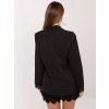 Dámske sako farba Čierno-strieborná kód IT-MA-FL9916-1.07P (Farba Čierno-strieborná, Veľkosť ONE SIZE)