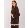 Dámske sako farba Hnedá kód IT-MA-FL9916-2.12P (Farba Hnedá, Veľkosť ONE SIZE)
